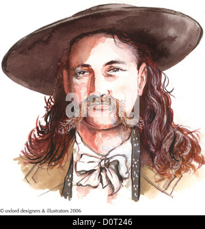 Wild Bill Hickok Foto Stock