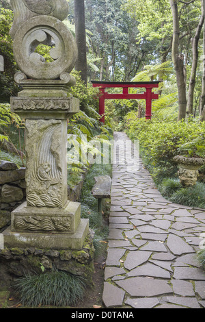 Portogallo Madeira Monte Palace Tropical Garden Foto Stock