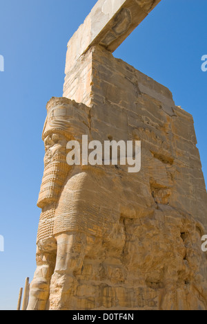 Rovine della città antica di Persepolis Foto Stock