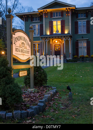 Landmark Inn, Bed and Breakfast, Cooperstown, NY Foto Stock