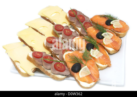 Panini e sandwich Foto Stock