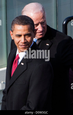 La cerimonia di insediamento del Presidente Barack Obama, 20 gennaio 2009. Foto Stock