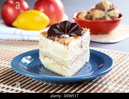 Torta di frutta i cookie Foto Stock