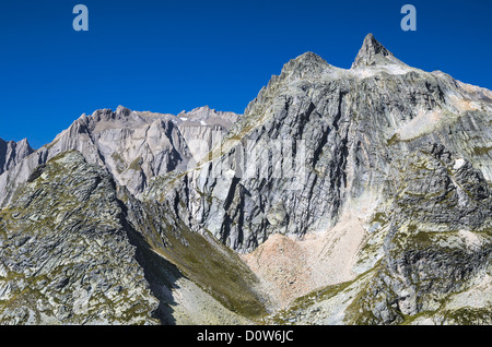 Pain de Sucre Alpi, montagna in Svizzera, Gran San Bernardo. Foto Stock