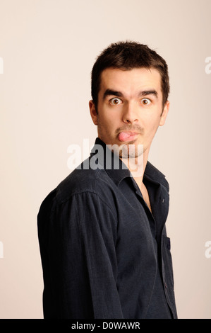 Faccia buffa Foto Stock
