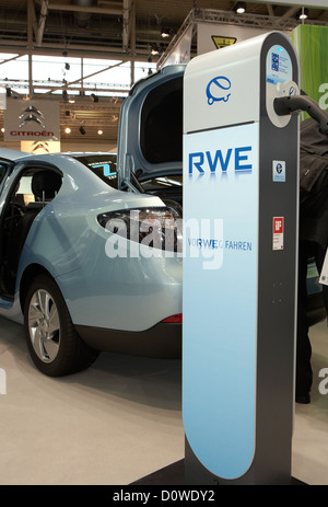 Monaco di Baviera, Germania, eCarTec - Fiera internazionale per Elektromobilitaet Foto Stock