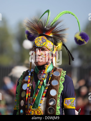 SAN BERNARDINO, CALIFORNIA - 13 ottobre: il San Manuel Band di indiani tenere la loro annuale Pow Wow in San Bernardino, 2012 Foto Stock