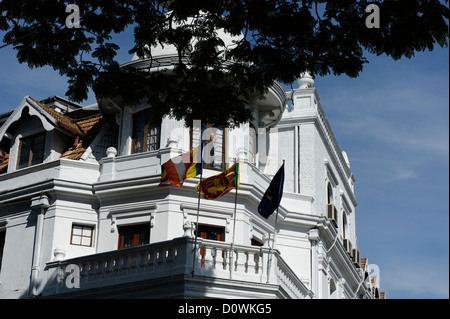 Torre del Queens Hotel, Kandy, Sri Lanka Foto Stock