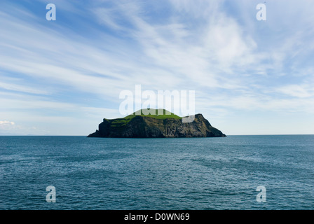 Una delle isole Vestmannaeyjar off meridionale Islanda Foto Stock