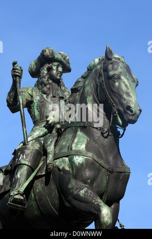 La statua di Guglielmo III di Orange (1650 - 1702). Foto Stock