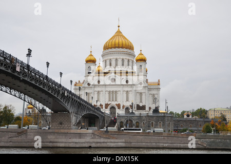 La Cattedrale di Cristo Salvatore a Mosca, Russia Foto Stock