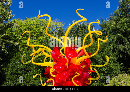 Dale Chihuly a Dallas Arboretum, DALLAS, STATI UNITI D'AMERICA, Foto Stock