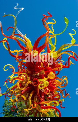 Dale Chihuly a Dallas Arboretum, DALLAS, STATI UNITI D'AMERICA, Foto Stock