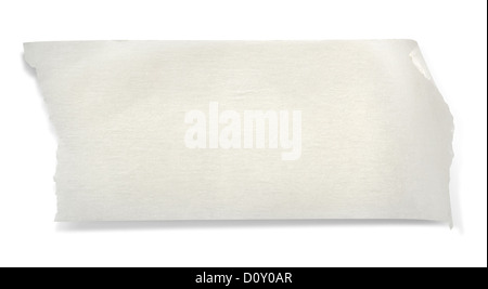 Nastro adesivo isolato su uno sfondo bianco Foto Stock