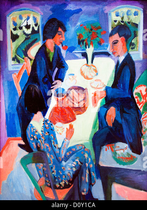 Fehmantee 1914 Ernst Ludwig Kirchner 1880 -1938 il tedesco in Germania Foto Stock