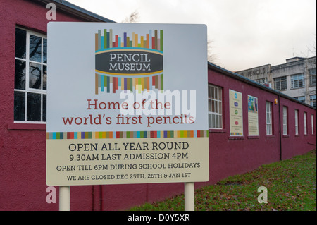 L'ingresso al Museo a matita a Keswick Lake District Cumbria Regno Unito Foto Stock