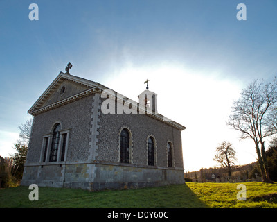 Una scena dal grazioso e piccolo villaggio di glynde in east sussex. Foto Stock