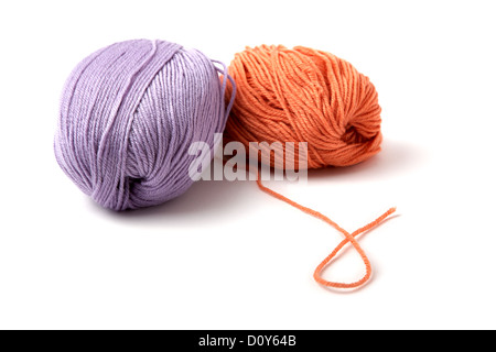 Palle di un multi-colore filo Foto Stock