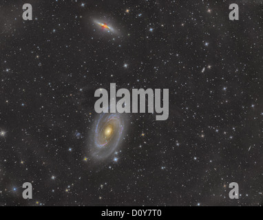 Fa sperare e GALAXY Galassia sigaro nella costellazione dell'Orsa Maggiore Foto Stock