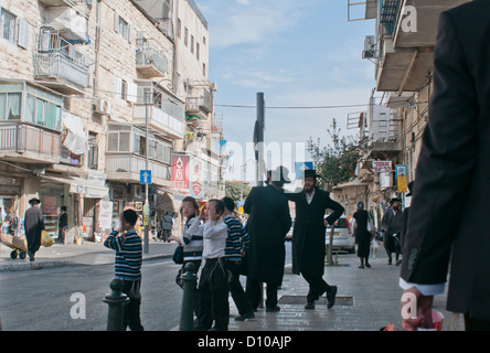 Gerusalemme, Mea she'arim trimestre. Foto Stock