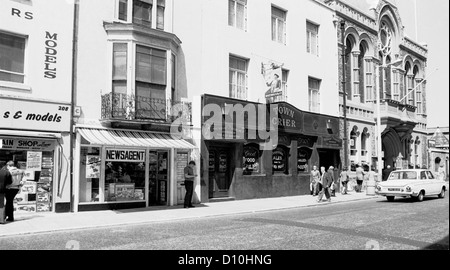 Queens Road in Hastings in 1979. Foto Stock