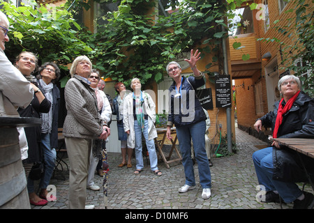 Flensburg, Germania, Ruth Gaestefuehrerin Rolke in Braasch-cantiere Foto Stock