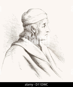 Alessandro di Mariano di Vanni Filipepi, meglio noto come Sandro Botticelli, c. 1445-1510. Artista italiano dei primi Renaissanc Foto Stock