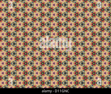 Vintage shabby sfondo con modelli di classe. Seamless vintage delicato sfondo colorato. Foto Stock