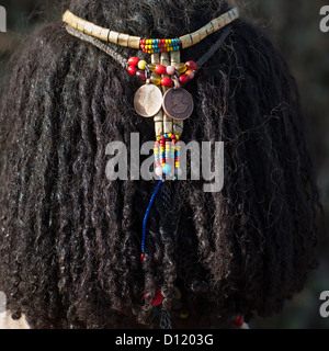 Gada celebrazione nella tribù Karrayyu , Etiopia Foto Stock