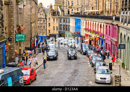 Victoria Street, Edimburgo, Scozia Foto Stock