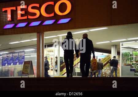 Liberec, Repubblica Ceca, Tesco mercato del Regno Unito discount di alimentari Foto Stock