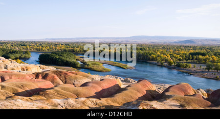 Xinjiang, Cina: pittoresca spiaggia Foto Stock