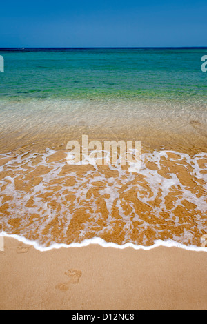 Panoramica sul mare. Hikkaduwa beach. Sri Lanka Foto Stock
