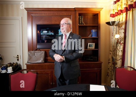 Christophe de Margerie, Presidente e Chief Executive Officer totale, fotografato a Inter Continental Park Lane Hot, London, Regno Unito Foto Stock