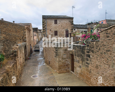 Torna strade nella città di Alcudia Maiorca Spagna Foto Stock