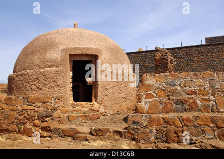 Le rovine della fortezza di Real de São Filipe in Cidade Velha - isola di Santiago, Capo Verde Foto Stock