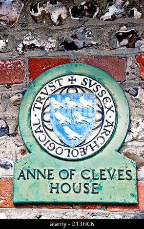 Anne of Cleves House di Lewes, nel Sussex, Foto Stock