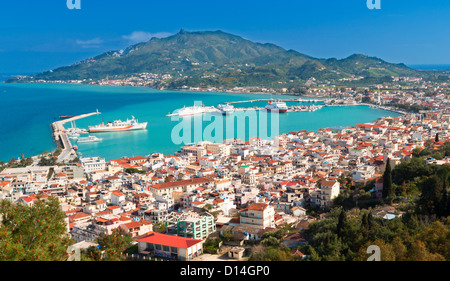 L'isola di Zante al mare Ionians in Grecia Foto Stock