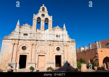 Moni Arkadiou monastero a Creta in Grecia Foto Stock