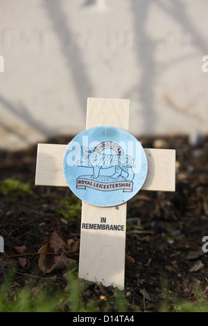 Bedford House cimitero con tombe della Prima Guerra Mondiale British Empire soldati alla Zillebeke vicino a Ypres, Fiandre Occidentali, Belgio Foto Stock