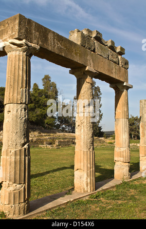 Tempio di Artemide di Vravrona in Attica, Grecia Foto Stock