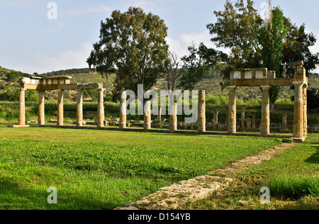 Tempio di Artemide di Vravrona in Attica, Grecia Foto Stock