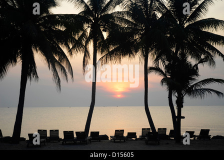 Spiaggia, Thailandia, Evason Hideaway, Resort, Hua Hin, Thailandia, Asia, acqua ,mare, Chears Foto Stock