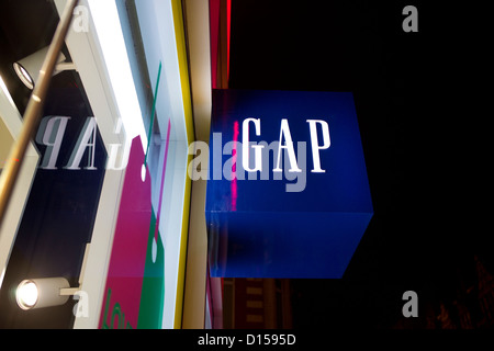 Gap store di Londra, Foto Stock