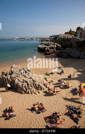 Spiagge di Cascais Portogallo Playas de Cascais Portogallo Foto Stock