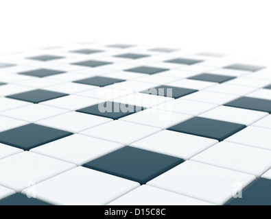 Cubi quadrati checker backround Foto Stock
