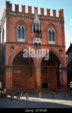 Palazzo della Mercanzia di Bologna, Italia Foto Stock