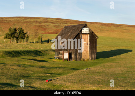 Xiii il raccordo a t sulla Scenic Church Stretton Campo da Golf, Shropshire. Foto Stock