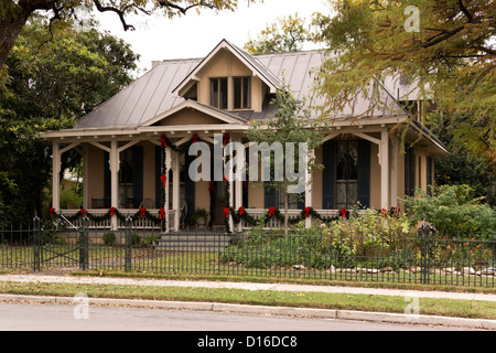 Agosto Biesenbach casa di Re Guglielmo quartiere di San Antonio, Texas Foto Stock