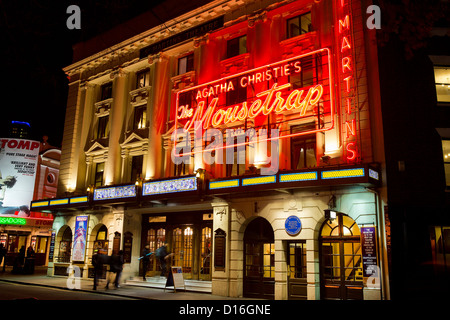 La trappola del Mouse mostra presso il St Martin's Theatre di Londra Foto Stock